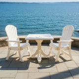 Dining Set for 2 with Pedestal Table
