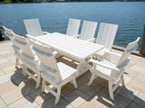 Modern Dining Set for 8 with 6' Table