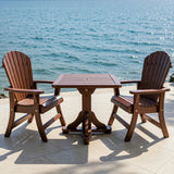 Dining Set for 2 with Pedestal Table