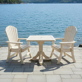 Dining Set for 2 with Pedestal Table