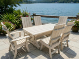 Modern Dining Set for 6 with 5' Table