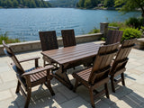 Modern Dining Set for 6 with 5' Table