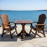 Dining Set for 2 with Pedestal Table