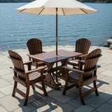 Dining Set for 4 with 4' Trestle Table