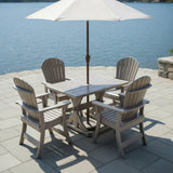 Dining Set for 4 with 4' Trestle Table