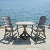 Dining Set for 2 with Pedestal Table