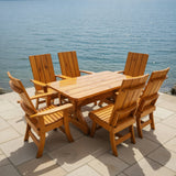 Modern Dining Set for 6 with 6' Table
