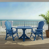 Dining Set for 2 with Pedestal Table