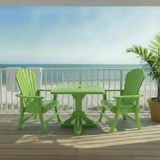 Dining Set for 2 with Pedestal Table