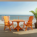 Dining Set for 2 with Pedestal Table