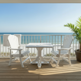 Dining Set for 2 with Pedestal Table