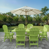 Dining Set for 6 with 6' Trestle Table