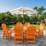 Dining Set for 6 with 6' Trestle Table