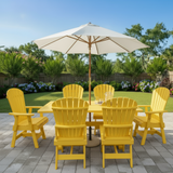 Dining Set for 6 with 6' Trestle Table