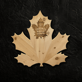 Wooden Collectable NHL Maple Leaf