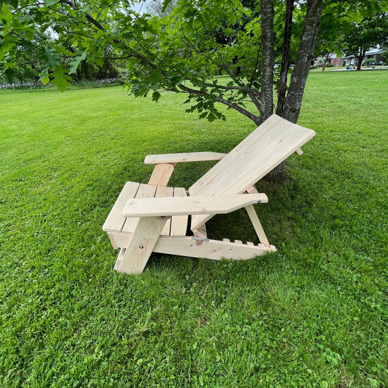 Folding Modern Reclining Adirondack Chair (Large)
