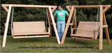 Lovers Porch Swing with Frame