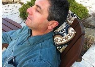 Adirondack chair headrest cushion