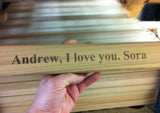 Tete-a-Tete Custom Laser Engraving - The Best Adirondack Chair Company