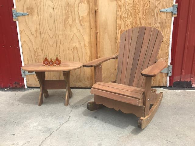 rocking adirondack chair