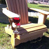 adirondack chair wine glass holder