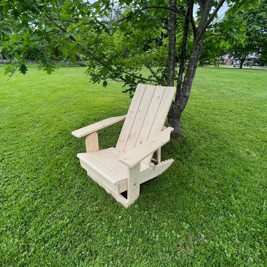 Folding Modern Reclining Adirondack Chair (Large)
